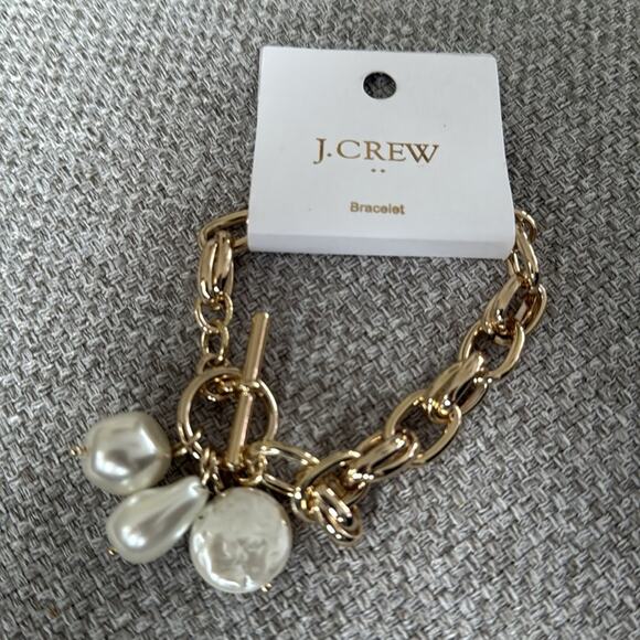 J. Crew gold Chunky chain toggle bracelet - Picture 6 of 8